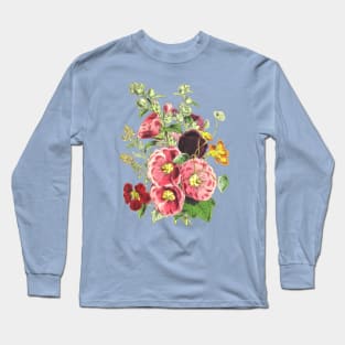 Blooming Summer Flowers Bouquet Long Sleeve T-Shirt